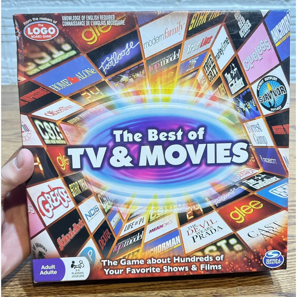 TV & Movie Trivia The Best of  Board Game Spin Master Family‎ Game Complete